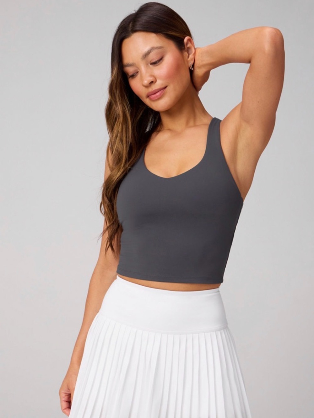 Fabletics Anywhere Cropped Built-In Bra Tank